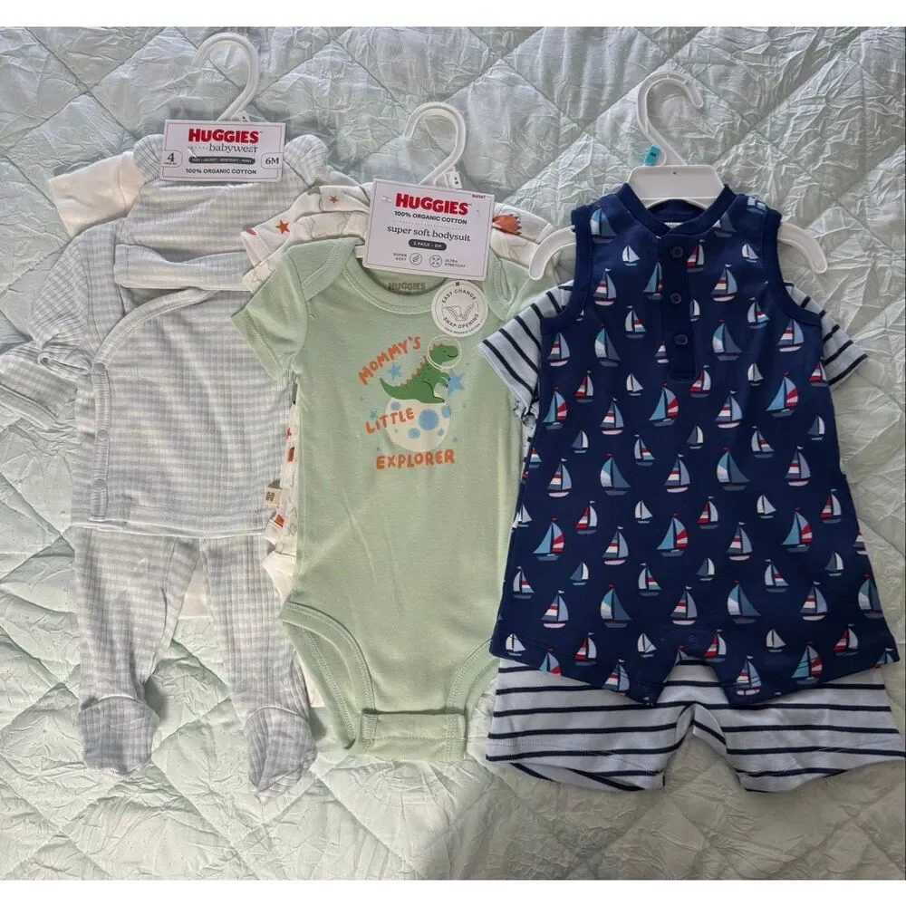 HUGGIES and LITTLE ME 6 Months Boys - 3 Play Sets